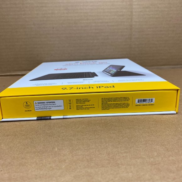 ZAGG Keyboard Case for iPad 9.7 Backlit Ultra‎ Slim Detachable Rotatable Black - Picture 4 of 8